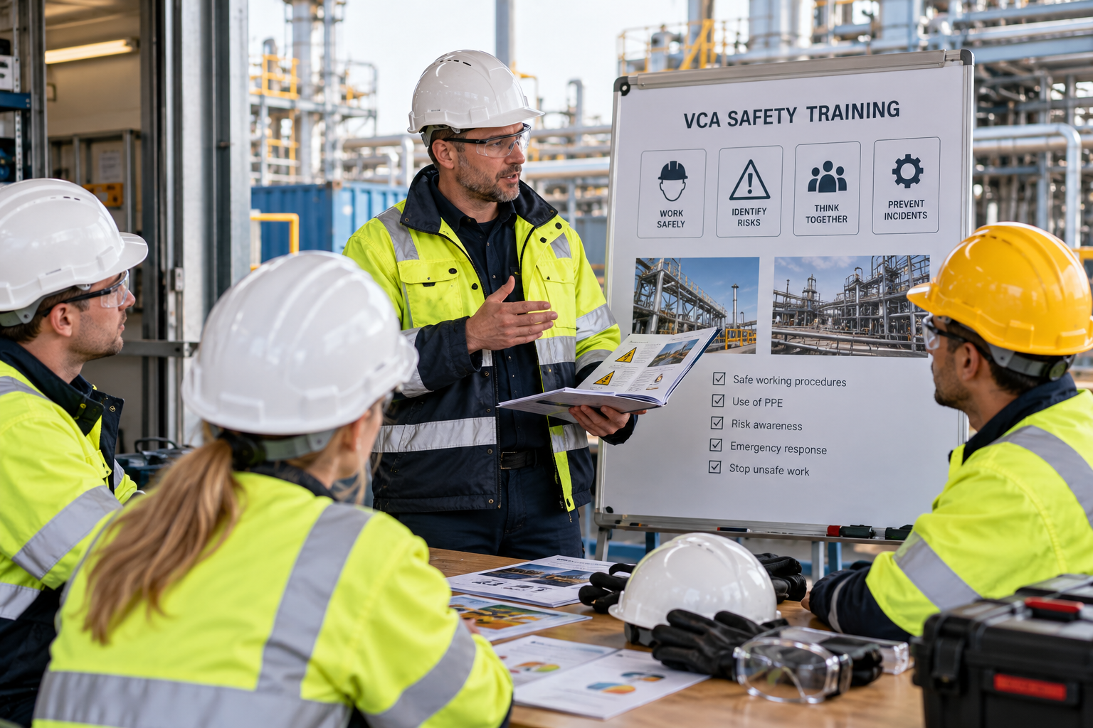 Industrial safety and confined-space training